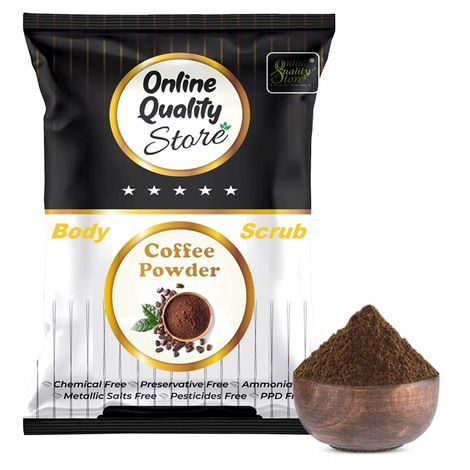 Buy Online Quality Store Coffee Body Scrub - 100 g |Scrubber |body pack |Tan Removal |Coffee Powder for Skin & Hair|coffee powder for face whitening{Coffee_Body_Scrub100gm}-Purplle