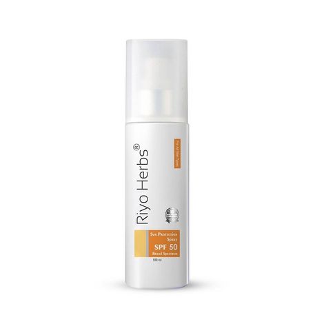 Buy Riyo Herbs Sun Protection Spray SPF 50 With UVA/UVB Rays, Daily Use, for All Skin Types - 100 ml-Purplle