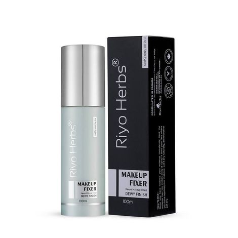 Buy Riyo Herbs Makeup Fixer Dewy Finish With Vitamin E & Tea Tree Oil Extracts, 100 ml-Purplle