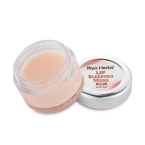 Buy Riyo Herbs Lip Sleeping Mask With Shea Butter, Bees Wax & Berry For Soft Lips, 10gm-Purplle