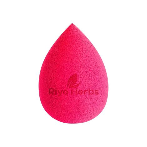 Buy Riyo Herbs Precision Beauty Blender Puff For CC Cream & Foundation, 100% Latex & Cruelty Free, Pink - 1 Pc-Purplle