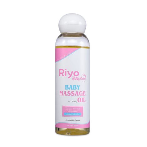 Buy Riyo Baby Care Massage Oil With Olive & Coconut Oil For Soft & Healthy Skin, 100ml-Purplle