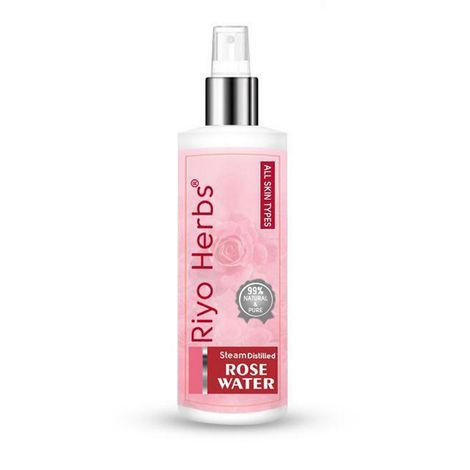 Buy Riyo Herbs Steam Distilled Rose Water Spray for Face, All Skin Types Women & Men - 200 ml-Purplle