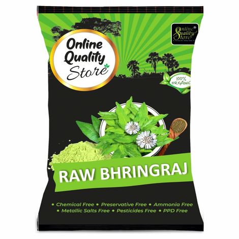 Buy Online Quality Store Raw Bringaraj_200g | Bringraj Dry Leaves Powder | Bhringraj Leaves | Bhangra - Eclipta Alba | False Daisy | Keshraj Ayurvedic Hair Masks and Hair Products{Raw_bhringraj_200 gm}-Purplle