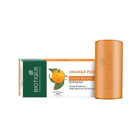 Buy Biotique Orange Peel Revitalizing Body Soap (150 g)-Purplle