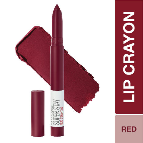 Buy Maybelline New York Super Stay Crayon Lipstick, 55 Make it Happen (1.2g)-Purplle