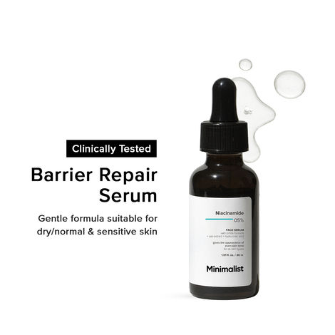 Buy Minimalist 5% Niacinamide Face Serum With bifida ferment +oat extract + hyaluronic acid, clears, heals & soothes skin, 30 ml-Purplle