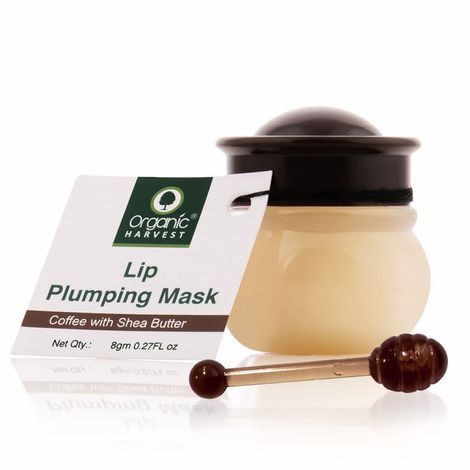 Buy Organic Harvest Lip Plumping Sleeping Mask with Coffee Extracts, For Dry, Dull, Hydration & Repair of Chapped Lips | Best for Men & Women (8 g)-Purplle