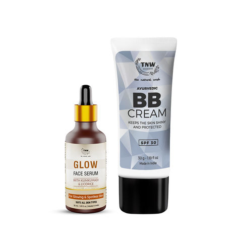 Buy Combo of 2- BB Cream 30 gm & Glow Face Serum 30ml-Purplle