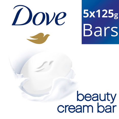 Buy Dove Cream Beauty Bar - Soft, Smooth, Moisturised Skin, 125 g (Buy 4 Get 1 Free)-Purplle