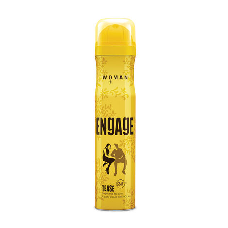 Buy Engage Tease Deodorant For Women, Citrus and Floral, Skin Friendly, 150 ml Deo Body Spray-Purplle