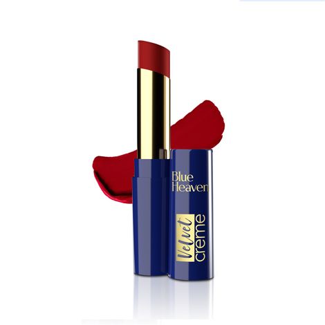 Buy Blue Heaven Velvet Creme Lipstick, Siren Red, 3.5gm-Purplle