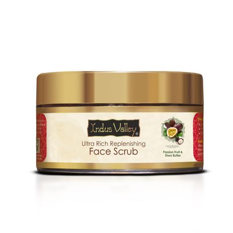Buy Indus Valley Replanishing Shea Butter Fruit Scrub (50 ml)-Purplle