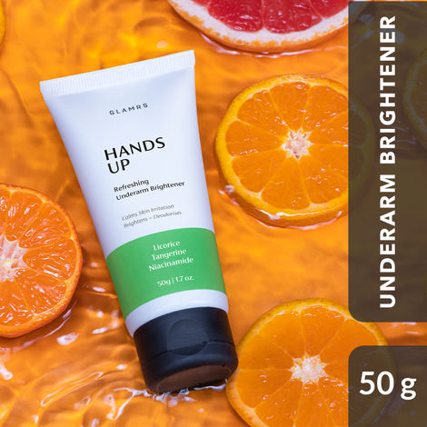 Buy Glamrs Hands up Refreshing Underarm Brightener -Licorice Tangerine Niacinamide (50gm)-Purplle