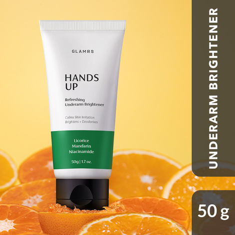 Buy Glamrs Hands up Refreshing Underarm Brightener - Licorice Mandarin Niacinamide (50gm)-Purplle