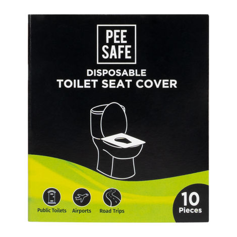 Buy Pee Safe Disposable Toilet Seat Covers | Protects Against Germs | Reduces The Risk Of UTI | For Public Toilets | Travel-Friendly | Environment Friendly | Pack Of 10-Purplle