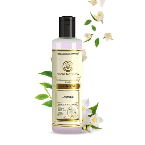 Buy Khadi Natural Jasmine Massage Oil | Reduce Tension & Stress - (210ml)-Purplle