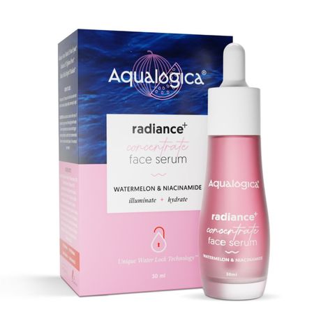 Buy Aqualogica Radiance+ Concentrate Face Serum with Watermelon & Niacinamide 30ml-Purplle