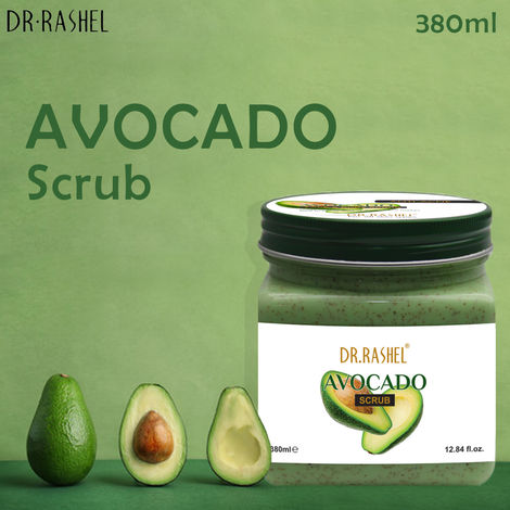 Buy Dr. Rashel Anti-Acne Avocado Face & Body Scrub for All Skin Types (380 ml)-Purplle