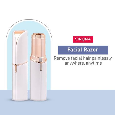 Sirona Razor Sirona Electronic Facial Razor for Painless Facial Hair Removal at Home