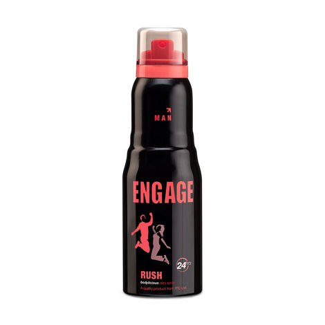 Buy Engage Rush Deodorant For Men, Fruity and Sweet , Skin Friendly, 150 ml Deo Body Spray-Purplle