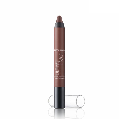 Buy FACES CANADA Ultime Pro Matte Lip Crayon - I Am Your's 2.8 gm | Long Stay | Smooth Creamy Matte Texture | One Stroke Intense Color | Chamomile & Cocoa Butter Enriched-Purplle