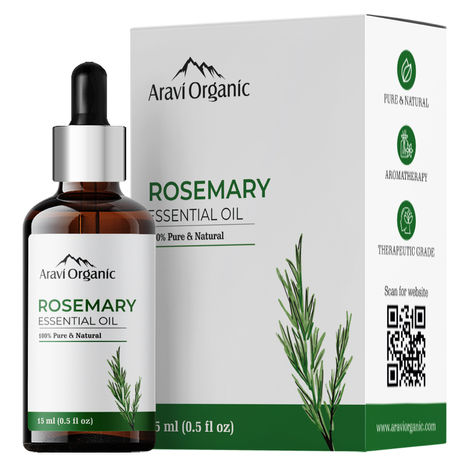 Buy Aravi Organic Rosemary Essential Oil | 100% Pure Oil for Hair Growth-Purplle