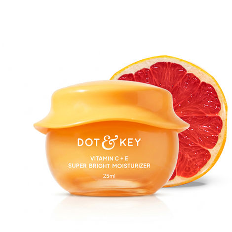 Buy Dot & Key Vitamin C + E Sorbet Super Bright Moisturizer for Face | Vitamin C Face Cream For Glowing Skin | Fades Pigmentation & Dark Spots, Reduces Skin Dullness | Oil Free & Lightweight | For All Skin Types | 25 ml-Purplle