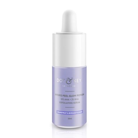 Buy Dot & Key Hydro Peel Glow Potion10% AHA + 2% BHA Exfoliating Serum-Purplle