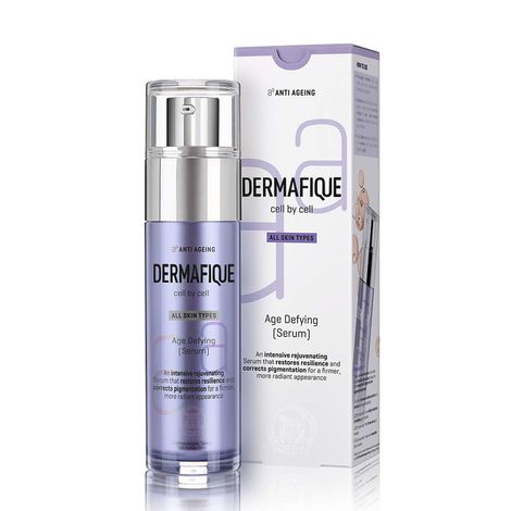 Buy Dermafique Age Defying Face Serum with Vitamin E – 50 gm, Anti-Ageing Serum, Pigmentation & Dark Spots, Night Cream for Women Anti Ageing-Purplle