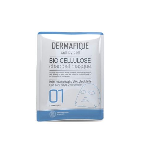 Buy Dermafique Bio Cellulose Charcoal Face Mask-Purplle