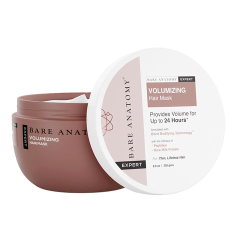 Buy Bare Anatomy Volumizing Hair-Mask | Volume For Upto 24 Hours | For Thin & Lifeless Hair (250 gm)-Purplle