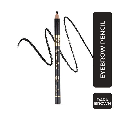 Buy Matt look Eyebrow Pencil Long Lasting Formula Professional Stylist, Dark Brown (1.2gm)-Purplle