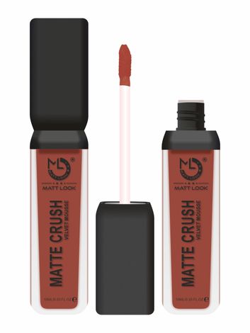 Buy Matt look Matte Crush Velvet Mousse Lipstick, Irish Coffee (10ml)-Purplle