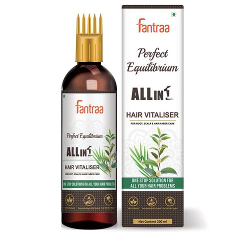 Buy Fantraa All in 1 Hair Vitaliser Oil, (200 ml)-Purplle