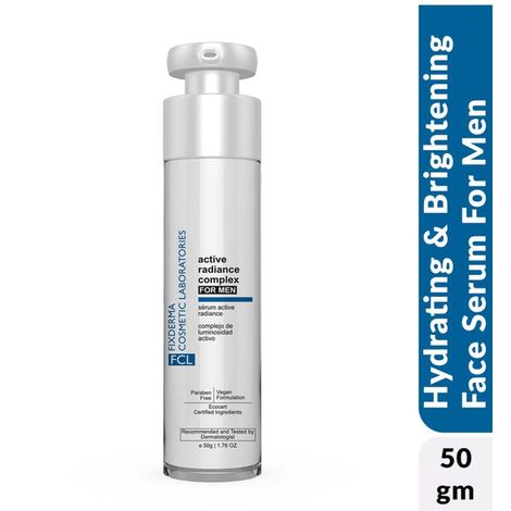 Buy Fixderma Cosmetic Laboratories Active Radiance Complex ForA MenA Bright & Refreshed Look Ability To Inhibit Melanin Synthesis And Protect Against Sun Damage 50 ml-Purplle
