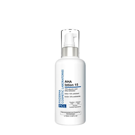 Buy Fixderma Cosmetic Laboratories Aha Lotion 15 Hydrates Skin And Softens Dryness For Brightening And Lightning Skin 100 ml-Purplle