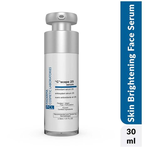 Buy Fixderma Cosmetic Laboratories 25% Vitamin C Face Serum&Hyaluronic Acid Serum, Face Serum Vitamin C For Glowing Skin, Reduces Fine Lines,Wrinkles & Age Spots, Suitable For All Skin Types - 30 ml-Purplle