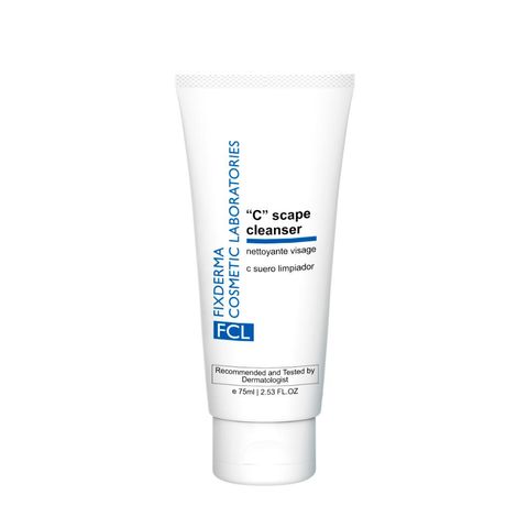 Buy Fixderma Cosmetic Laboratories C Scape Cleanser For Gentle Exfoliation And A Brightening Face Wash For Unevenly Pigmented Skin 75 ml-Purplle
