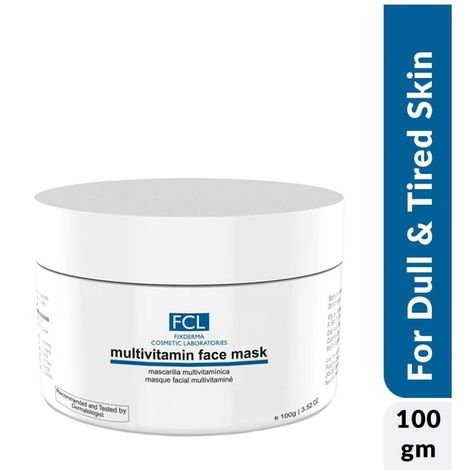 Buy Fixderma Cosmetic Laboratories Multivitamin Face Mask Enriched With Vitamins, Improves Skin Texture & Dullness, Nourishing Face Mask, Youthful Glowing Skin, Paraben And Sulphate Free - 100 gm-Purplle