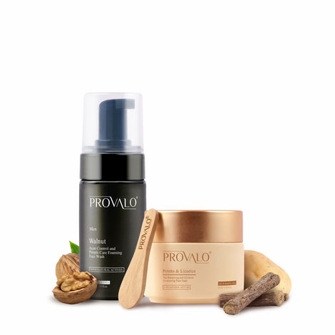 Buy Provalo Anti-Acne And Moisture Lock Essentials Combo For Dry & Sensitive Skin (Men) Combo of 2-Purplle