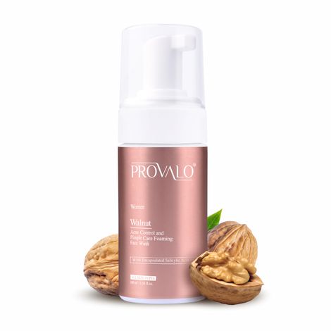 Buy Provalo Walnut Acne Control and Pimple Care Foaming Face Wash (Women) - 100 ml-Purplle