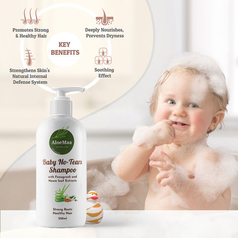 Aloemaa No-tears Aloe Baby Shampoo, 100ml