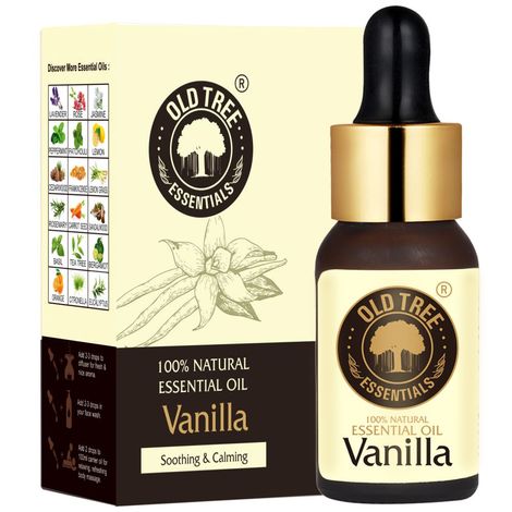 Buy Old Tree Vanilla Essential Oil for Skin , Hair and Acne Care (15 ml)-Purplle