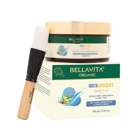 Buy Bella Vita Organic Insta Bright Face Pack(100 gm)-Purplle
