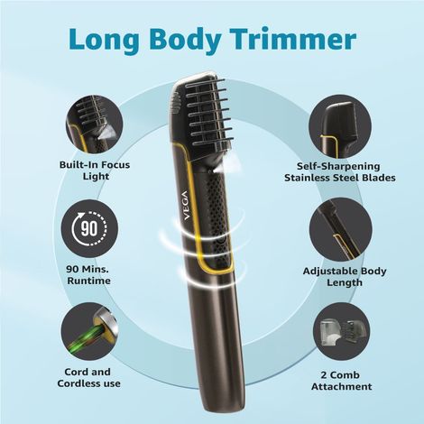 Buy Vega Long Body Trimmer, (VHTH-29) - 1 Pc-Purplle