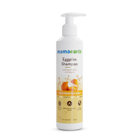 Buy Mamaearth Eggplex Shampoo, for strong hair, with Egg Protein for Strength and Shine (250 ml)-Purplle