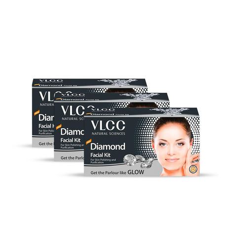 Buy VLCC Diamond Facial Kit (60 g) - Pack of 2-Purplle
