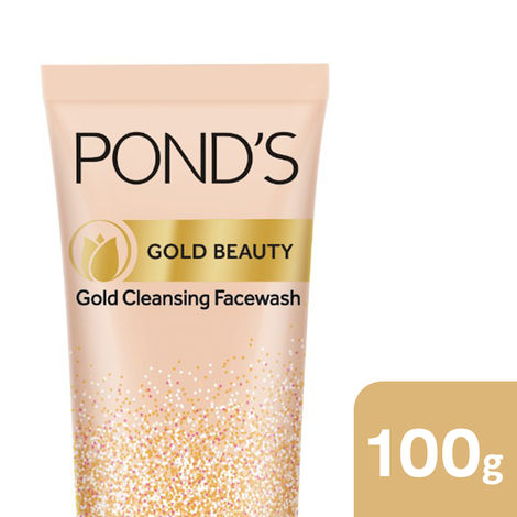 Buy Pond’s Gold Beauty Gold Cleansing Face Wash, Luminous Glow 100 g-Purplle