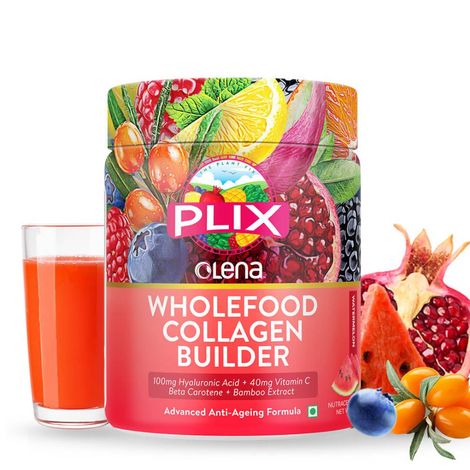 PLIX Beauty Glow Combo Glutathione 15 Effervescent Tablets and Collagen  Builder Powder (200g) Combo for Youthful and Glowy Skin